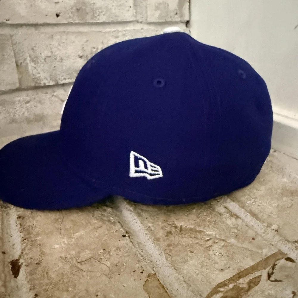 Los Angeles Dodgers Hat Cap Fitted Mens 7 1/8 Blue MLB Baseball New Era 59FIFTY